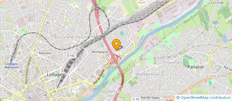 localisation de l'entreprise MONSIEUR NORINE BLIDI  LIMOGES