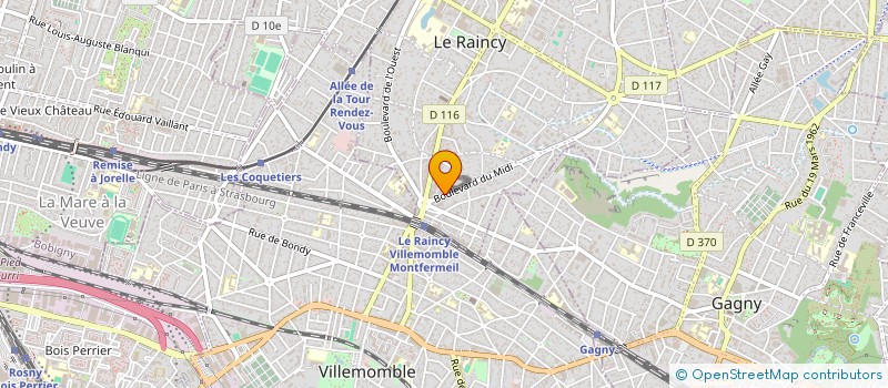 localisation de l'entreprise MONSIEUR NORMAN ALLAL à LE RAINCY