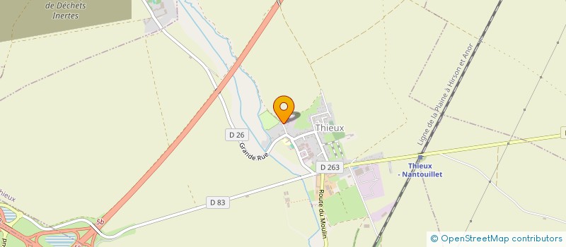 localisation de l'entreprise MONSIEUR NORMAN CAREME  THIEUX