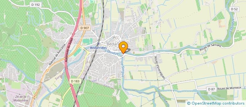 localisation de l'entreprise MONSIEUR NORMAN DELAPLACE  BEDARRIDES