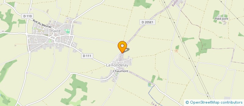 localisation de l'entreprise MONSIEUR NORMAN DELBACH  THAIRE