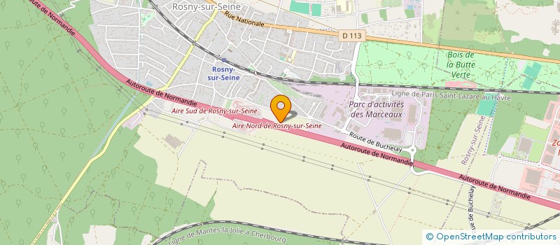 localisation de l'entreprise MONSIEUR NORMAN DOUYERE  ROSNY-SUR-SEINE