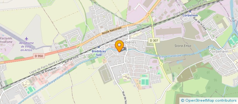 localisation de l'entreprise MONSIEUR NORMAN FLORIS  BREBIERES