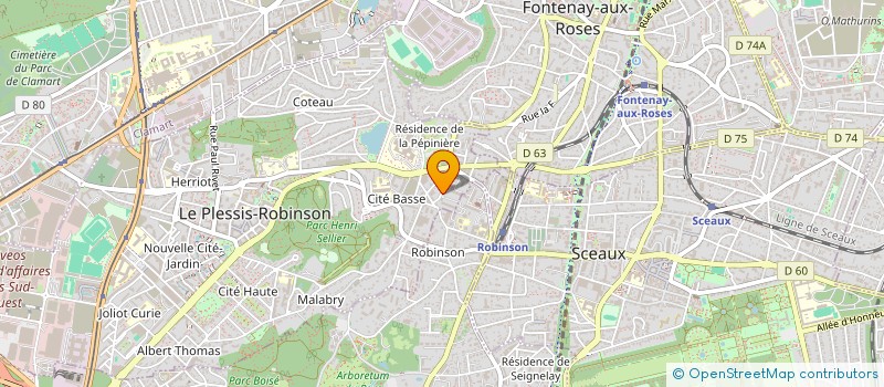 localisation de l'entreprise MONSIEUR NORMAN HENRY  LE PLESSIS-ROBINSON