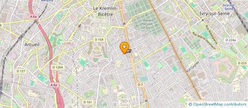 localisation de l'entreprise MONSIEUR NORMAN NOULEZ  VILLEJUIF