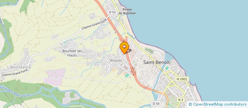 localisation de l'entreprise MONSIEUR NORMAN OMARJEE  SAINT-BENOIT