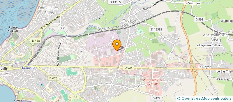 localisation de l'entreprise MONSIEUR NORMAN PASQUIER  GRANVILLE