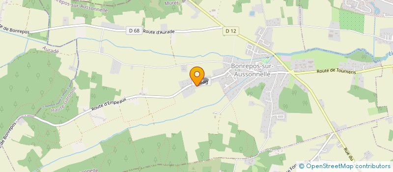 localisation de l'entreprise MONSIEUR NORMAN RASQUIER  BONREPOS-SUR-AUSSONNELLE