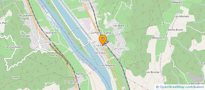 localisation de l'entreprise MONSIEUR NORMAN SARZIER  GERVANS