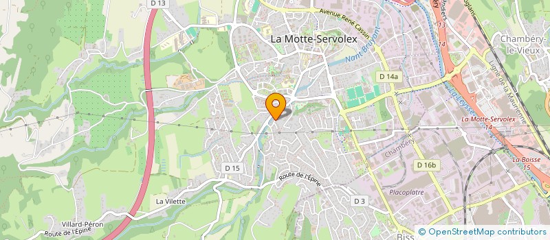 localisation de l'entreprise MONSIEUR NORMAN VOURLAT  LA MOTTE-SERVOLEX