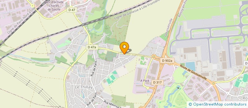 localisation de l'entreprise MONSIEUR NORMANE CHATELAIN  GOUSSAINVILLE