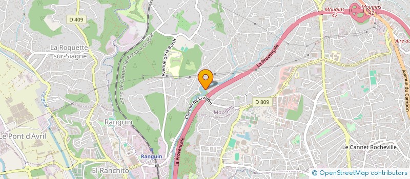 localisation de l'entreprise MONSIEUR NORMANN BORGEL  MOUGINS