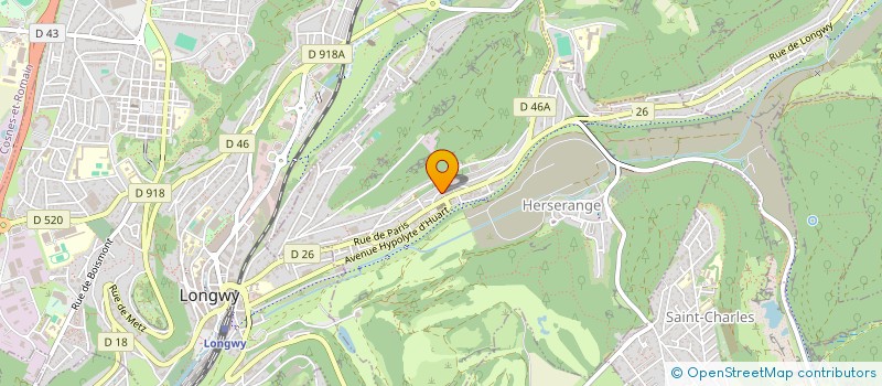 localisation de l'entreprise MONSIEUR NORREDINE SERBOUT  HERSERANGE