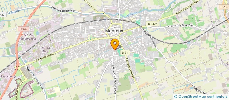 localisation de l'entreprise MONSIEUR NORRIS GAMBOU-BOSCA  MONTEUX