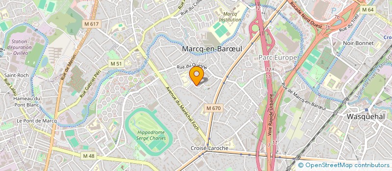 localisation de l'entreprise MONSIEUR NORSDIN KRIM ARBI à MARCQ-EN-BARŒUL