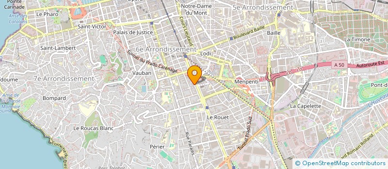 localisation de l'entreprise MONSIEUR NORWAN DUTHU à MARSEILLE