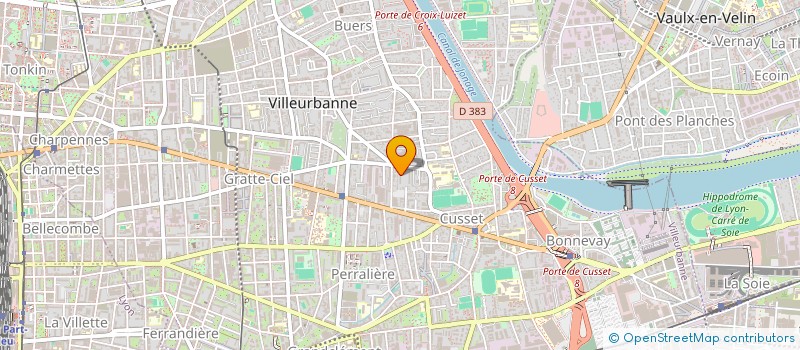 localisation de l'entreprise MONSIEUR NORY BOUCHAKOUR  VILLEURBANNE