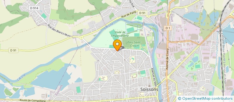 localisation de l'entreprise MONSIEUR NOSAKHARE IYAMU à SOISSONS