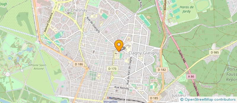 localisation de l'entreprise MONSIEUR NOSR-EDDINE GUEMOUNI à VERSAILLES