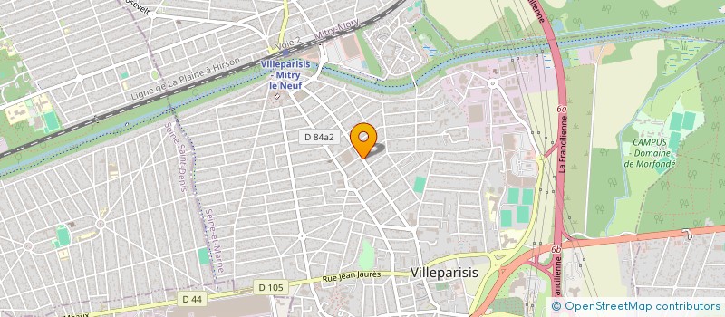 localisation de l'entreprise MONSIEUR NOU SAM  VILLEPARISIS