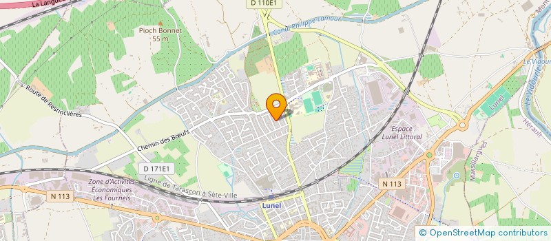 localisation de l'entreprise MONSIEUR NOUAMAN ES-SOFI  LUNEL