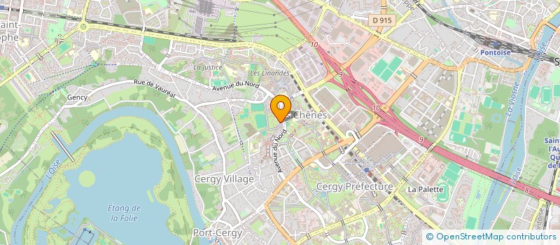 localisation de l'entreprise MONSIEUR NOUAMANE BELYAMANI  CERGY