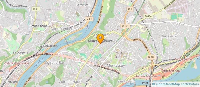 localisation de l'entreprise MONSIEUR NOUAMEN JAOUADI  CALUIRE-ET-CUIRE