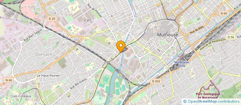 localisation de l'entreprise MONSIEUR NOUARI BENLAIFA  MULHOUSE