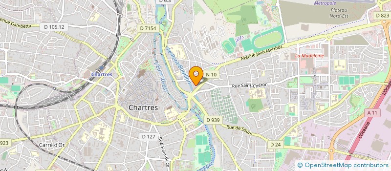 localisation de l'entreprise MONSIEUR NOUARI TURPIN à CHARTRES