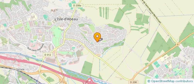 localisation de l'entreprise MONSIEUR NOUFEL YAHYAOUI  L'ISLE-D'ABEAU