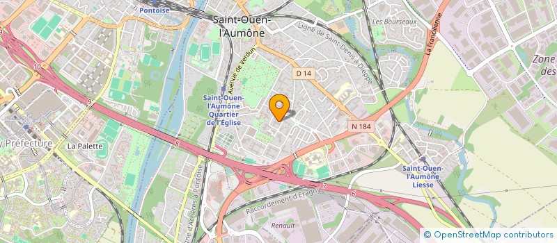 localisation de l'entreprise MONSIEUR NOUFOU DIARRA à SAINT-OUEN-L'AUMONE