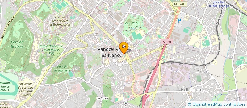 localisation de l'entreprise MONSIEUR NOUH BOUBIADA  VANDUVRE-LES-NANCY