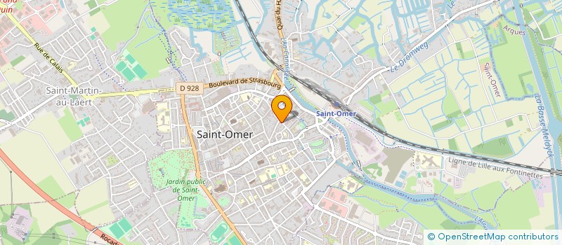 localisation de l'entreprise MONSIEUR NOUH DRISSI-BAHI  SAINT-OMER