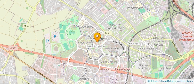 localisation de l'entreprise MONSIEUR NOUHA OULARE à STRASBOURG