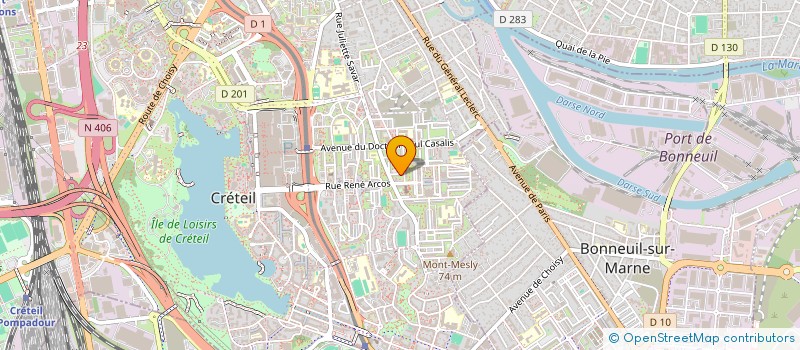 localisation de l'entreprise MONSIEUR NOUHA SIBY  CRETEIL