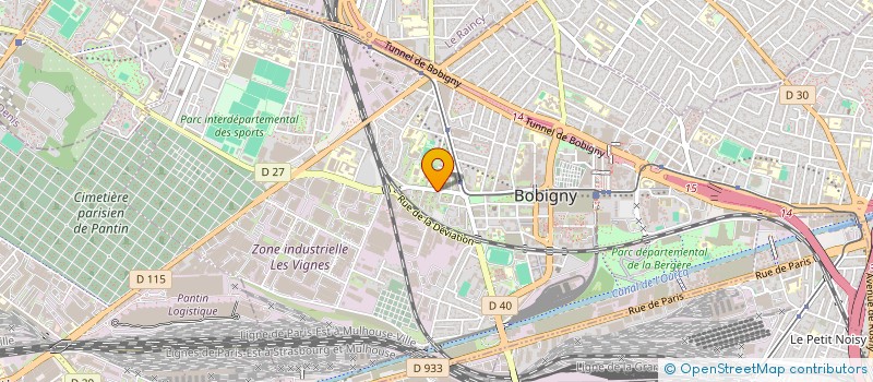 localisation de l'entreprise MONSIEUR NOUHA WAGUE  BOBIGNY