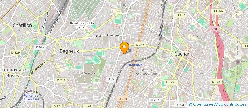 localisation de l'entreprise MONSIEUR NOUHAD HAMAM à BAGNEUX