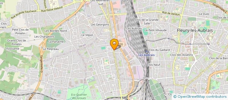 localisation de l'entreprise MONSIEUR NOUHO TRAORE  FLEURY LES AUBRAIS