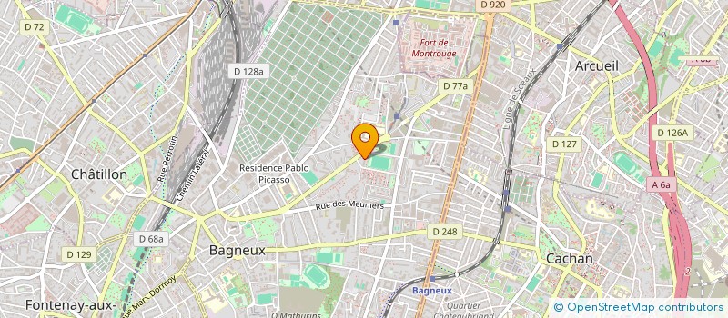 localisation de l'entreprise MONSIEUR NOUHOUM FANE à BAGNEUX