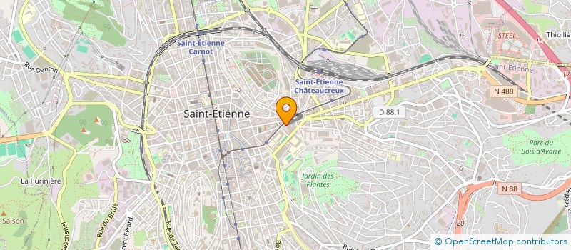 localisation de l'entreprise MONSIEUR NOUHOUM SIDIBE  SAINT-ETIENNE