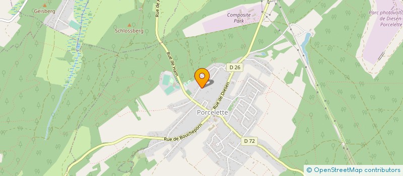 localisation de l'entreprise MONSIEUR NOUI AZZAZ  PORCELETTE