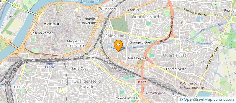 localisation de l'entreprise MONSIEUR NOUMER AL ZUBI  AVIGNON