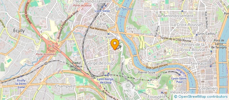 localisation de l'entreprise MONSIEUR NOUNAGNON GANDONOU  LYON