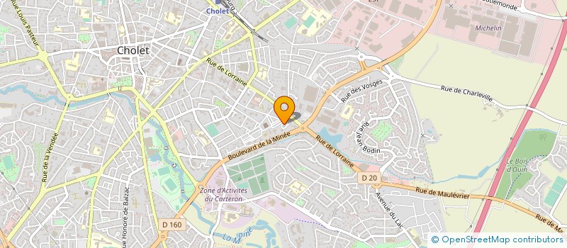 localisation de l'entreprise MONSIEUR NOUR ABDAL SANOUSSI à CHOLET