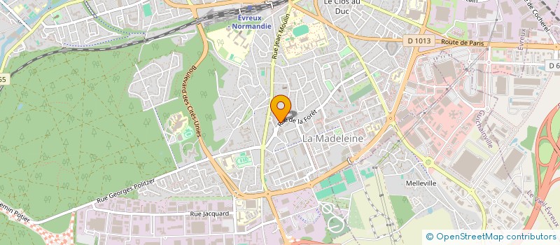 localisation de l'entreprise MONSIEUR NOUR AHMANE  EVREUX