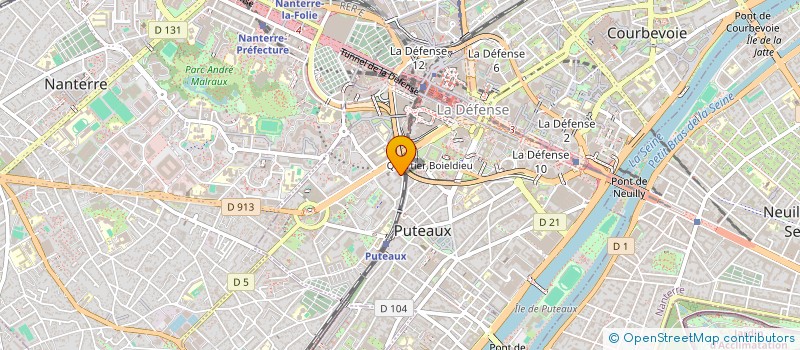 localisation de l'entreprise MONSIEUR NOUR BELAHCEN  PUTEAUX