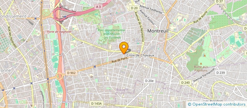 localisation de l'entreprise MONSIEUR NOUR BEN HAMOUDA à MONTREUIL