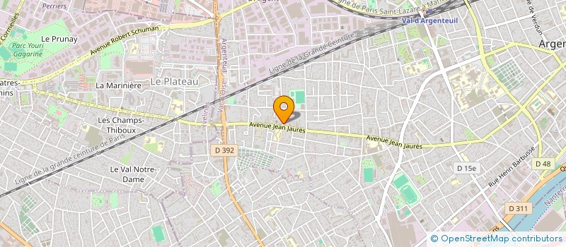 localisation de l'entreprise MONSIEUR NOUR BEN MESSAOUD  ARGENTEUIL