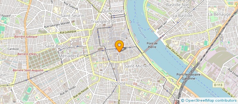 localisation de l'entreprise MONSIEUR NOUR BENGUELLA  BORDEAUX