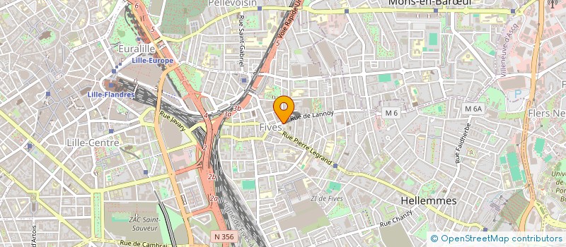 localisation de l'entreprise MONSIEUR NOUR BENNIS  LILLE